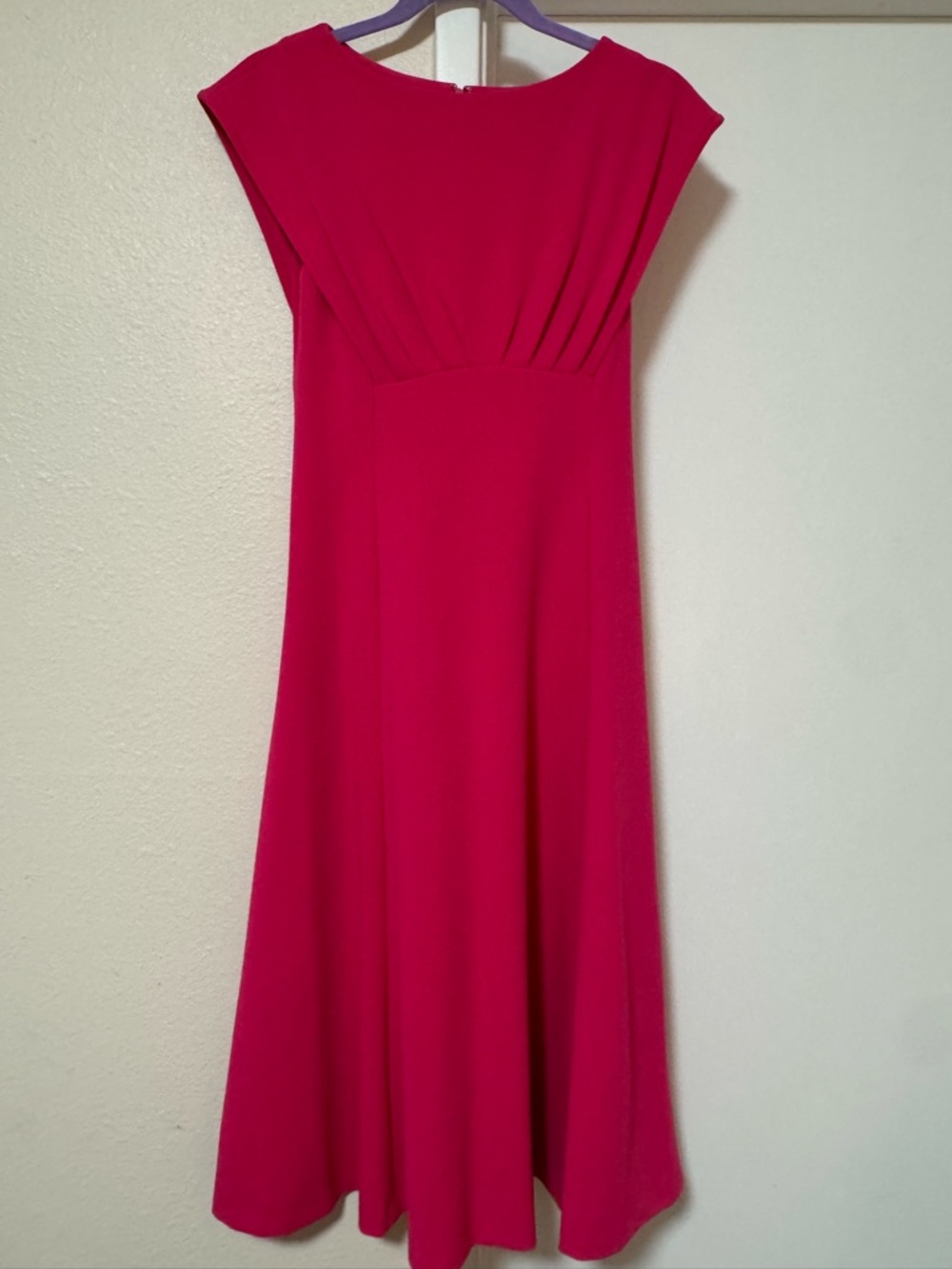 Calvin Klein Fuchsia Midi A-Line Dress